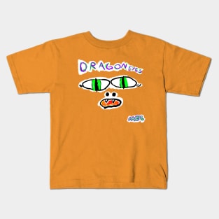 Dragon Eyes by Mel Kids T-Shirt